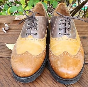 John Fluevog brown tri colored leather Oxford 837 Granville (unknown year)